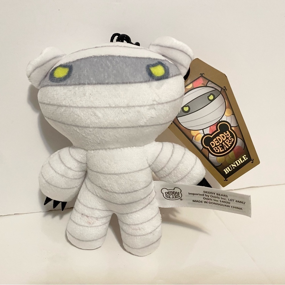 Deddy Bears Mummy Bear Plush Clip Stuffed Animal Toy Teddy White Black New Gift